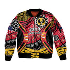 South Australia Festival State Wine State Sleeve Zip Bomber Jacket