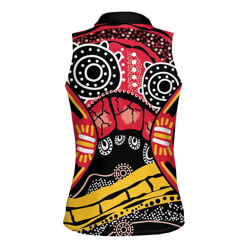 South Australia Festival State Wine State Women Sleeveless Polo Shirt