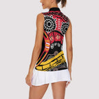 South Australia Festival State Wine State Women Sleeveless Polo Shirt