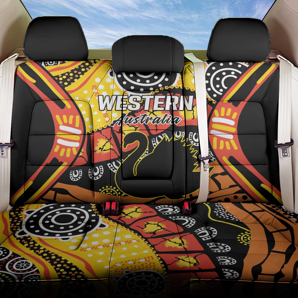 Western Australia Golden State Back Car Seat Cover