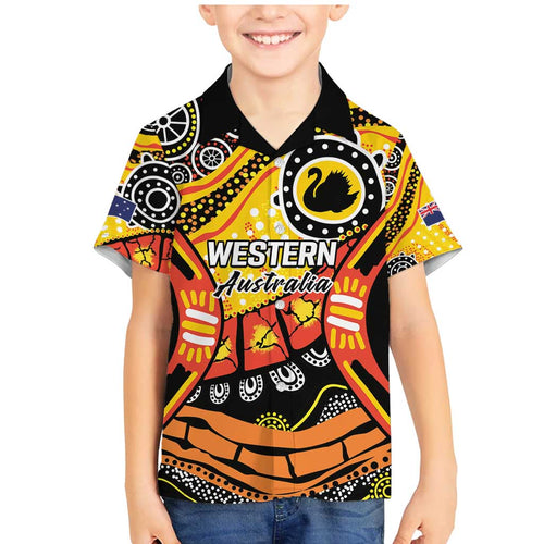Western Australia Golden State Family Matching Mermaid Dress and Hawaiian Shirt
