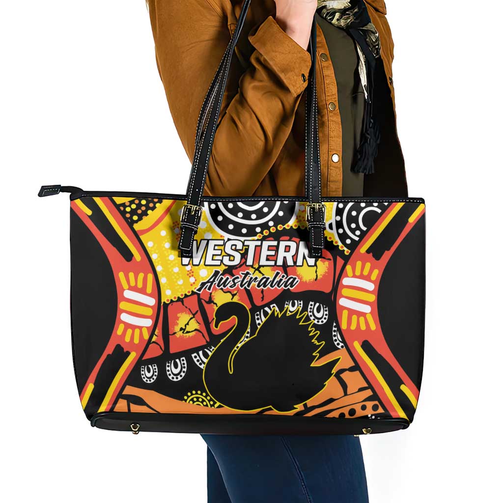 Western Australia Golden State Leather Tote Bag