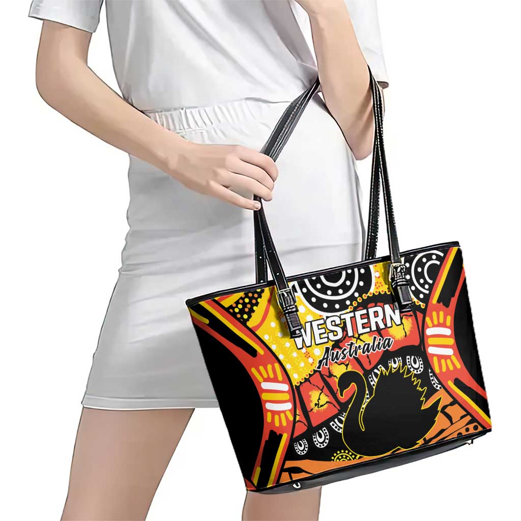 Western Australia Golden State Leather Tote Bag