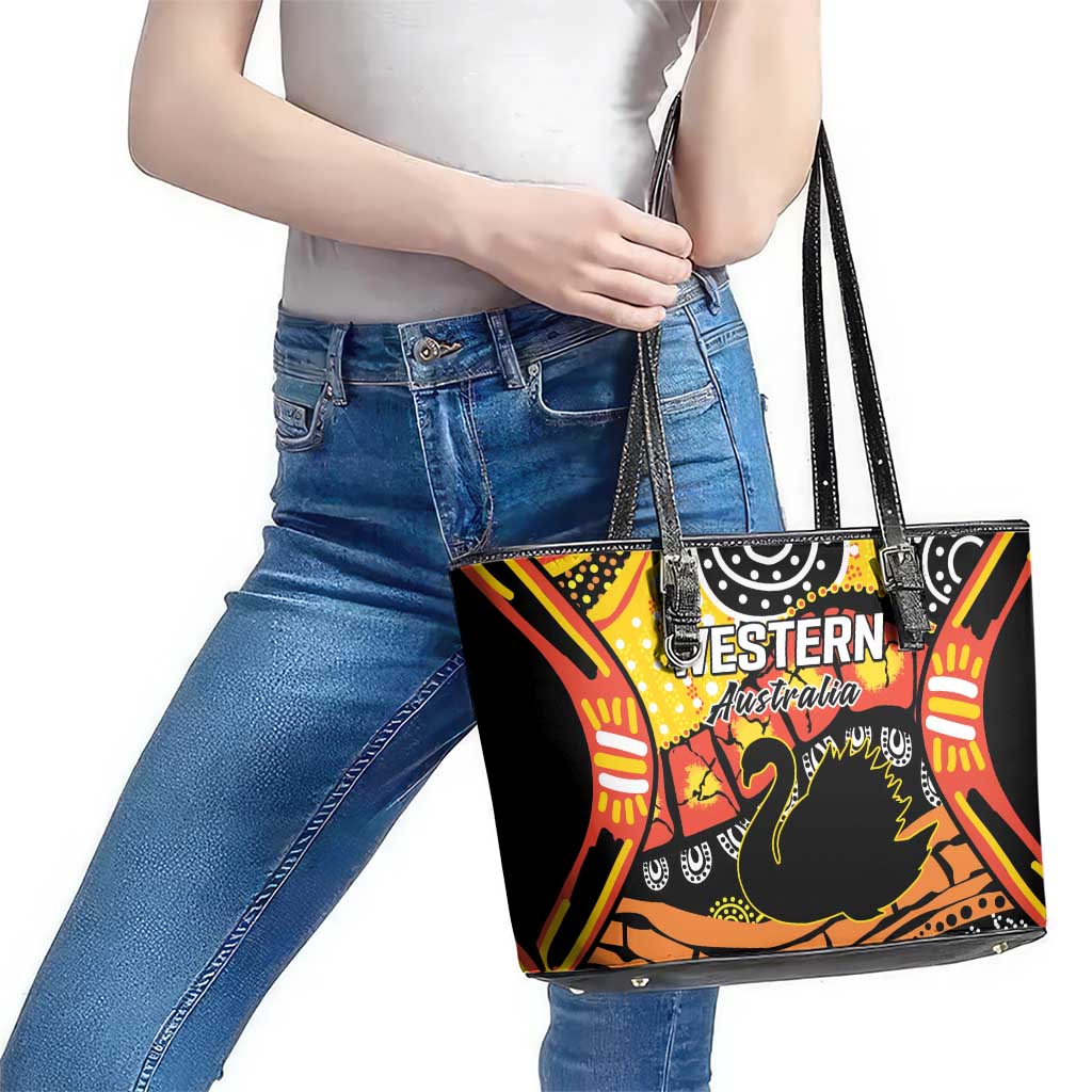 Western Australia Golden State Leather Tote Bag