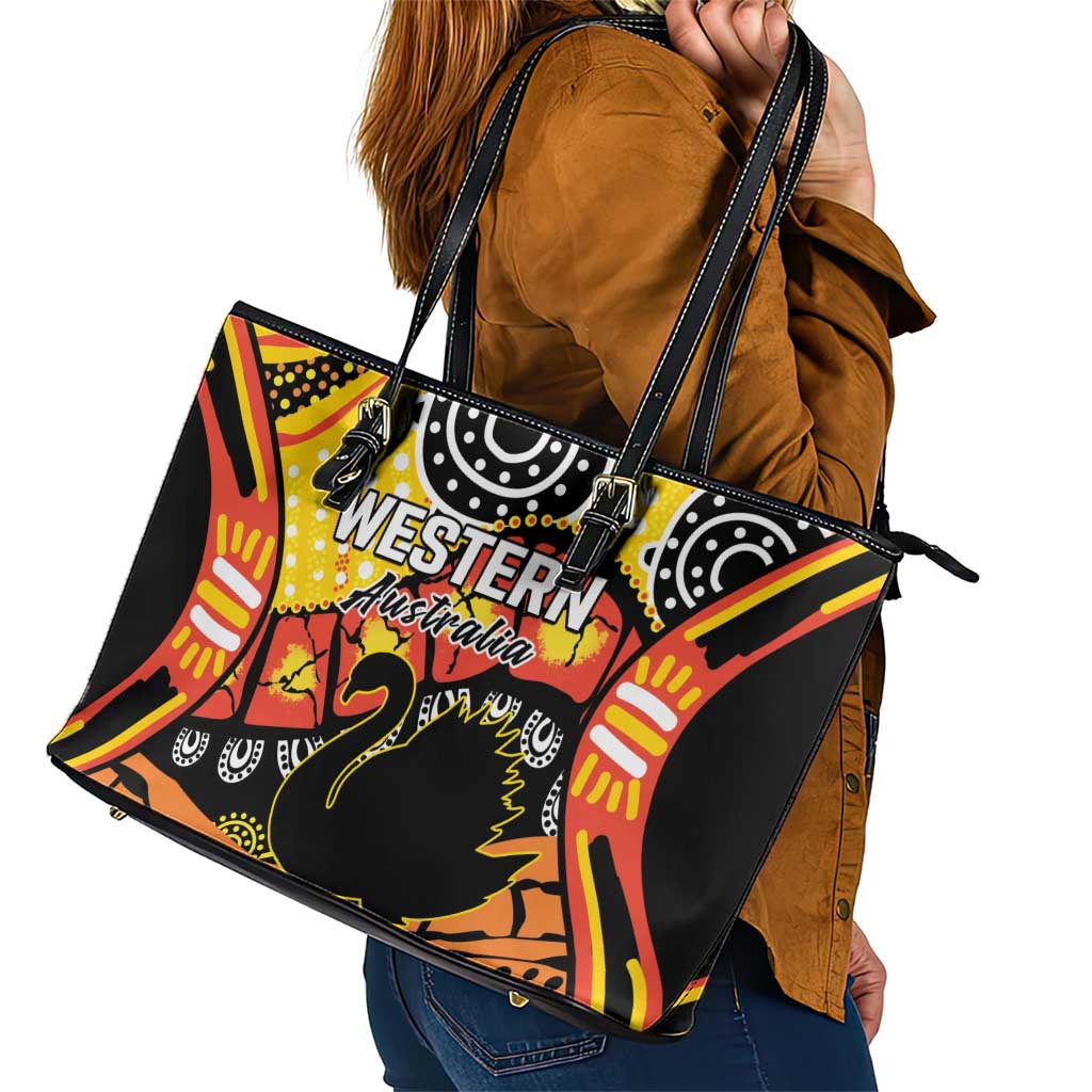 Western Australia Golden State Leather Tote Bag