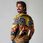 Western Australia Golden State Long Sleeve Polo Shirt