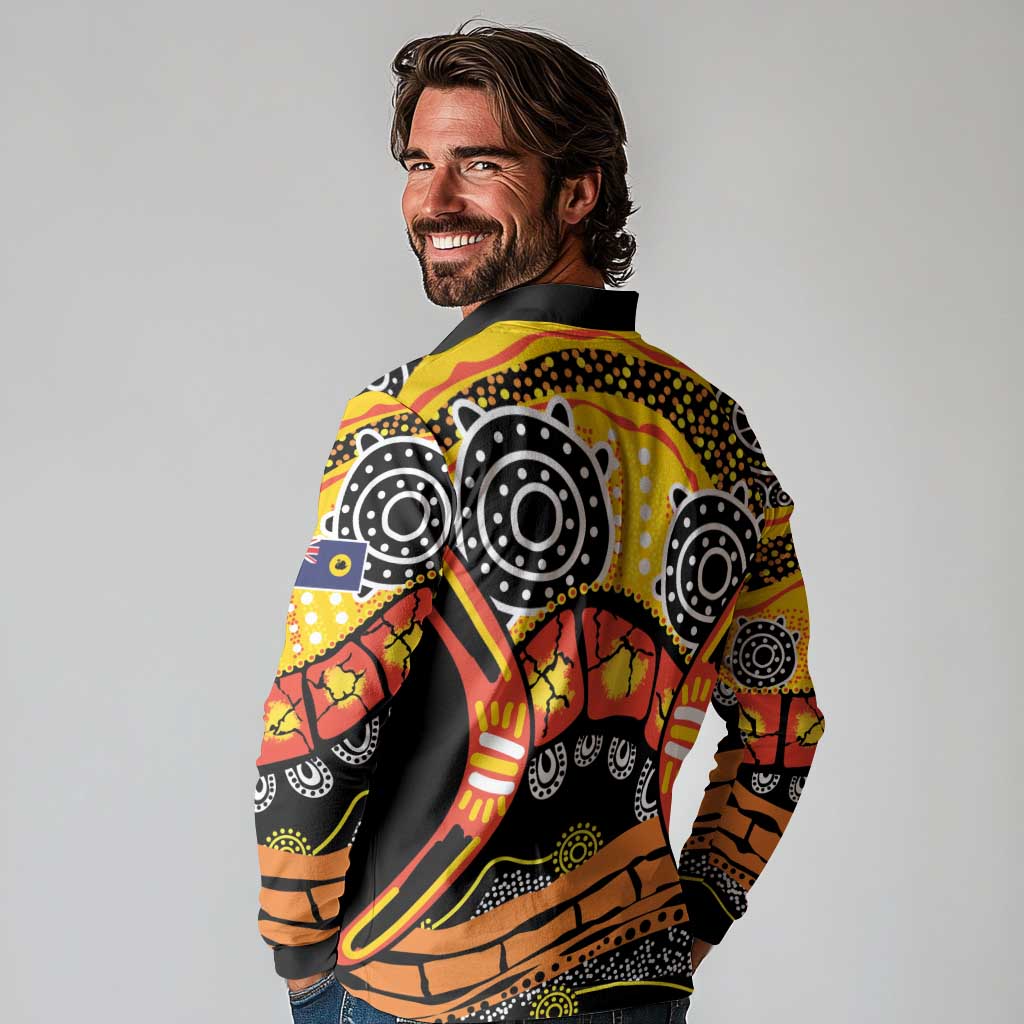 Western Australia Golden State Long Sleeve Polo Shirt