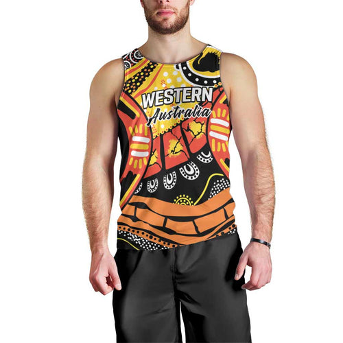 Western Australia Golden State Men Tank Top
