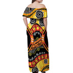 Western Australia Golden State Off Shoulder Maxi Dress