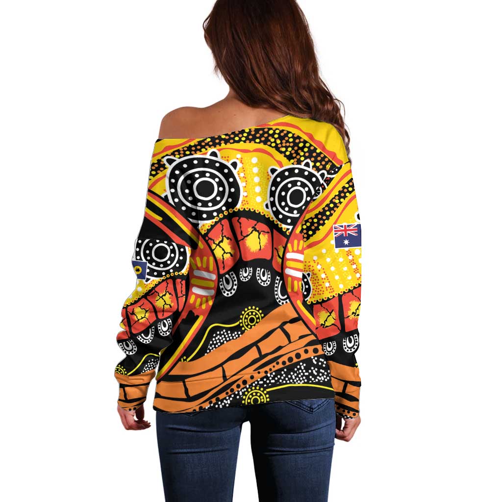 Western Australia Golden State Off Shoulder Sweater