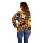 Western Australia Golden State Off Shoulder Sweater