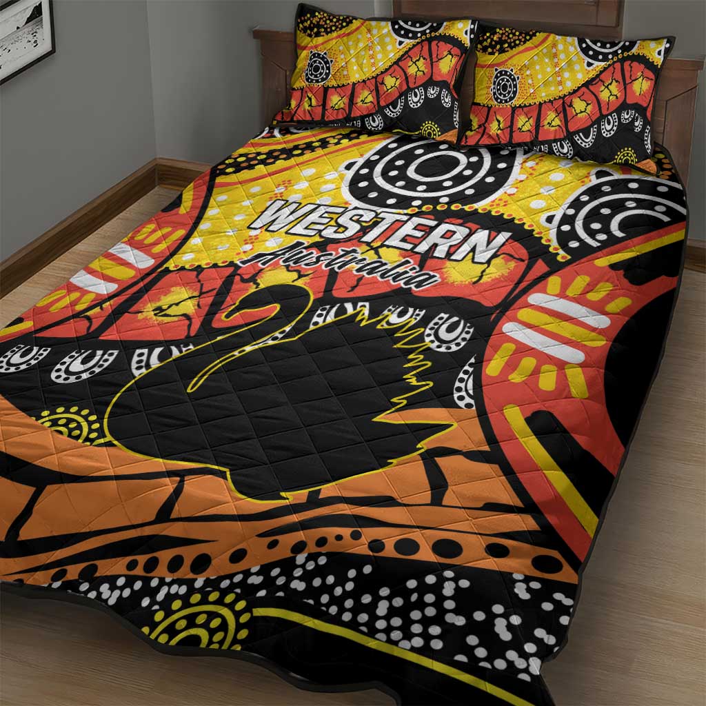 Western Australia Golden State Quilt Bed Set