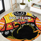 Western Australia Golden State Round Carpet