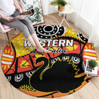 Western Australia Golden State Round Carpet