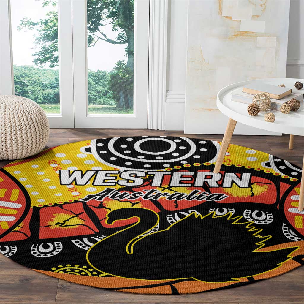 Western Australia Golden State Round Carpet