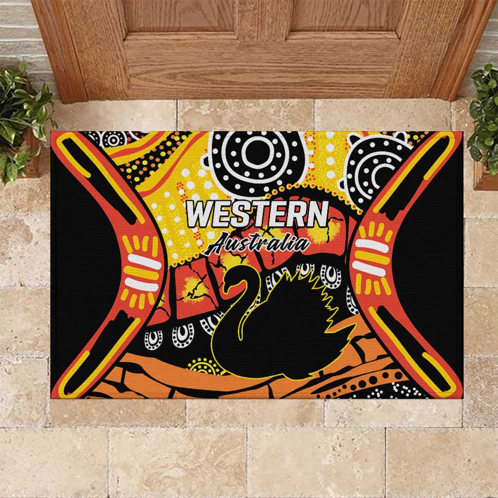 Western Australia Golden State Rubber Doormat