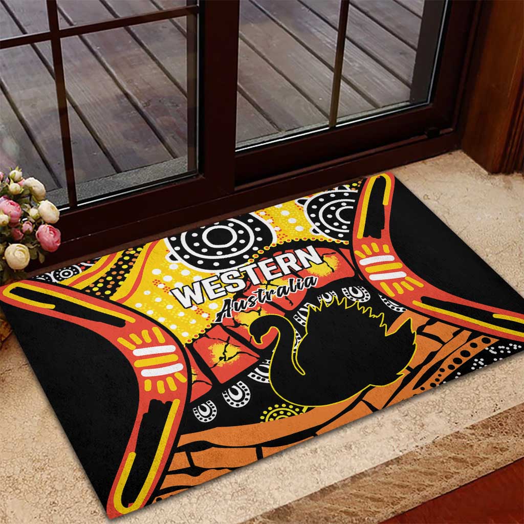 Western Australia Golden State Rubber Doormat