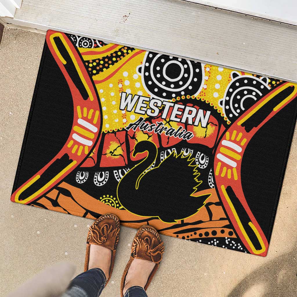 Western Australia Golden State Rubber Doormat