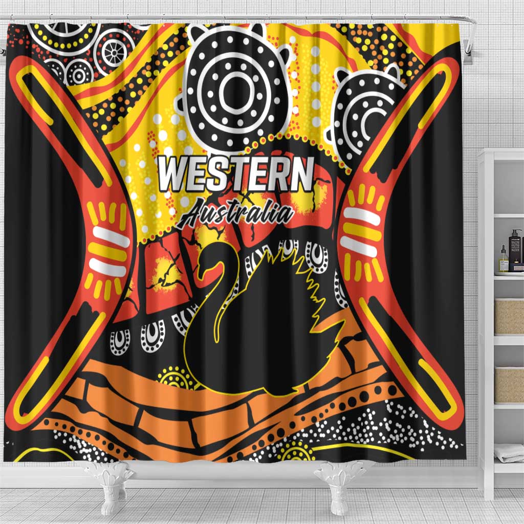 Western Australia Golden State Shower Curtain