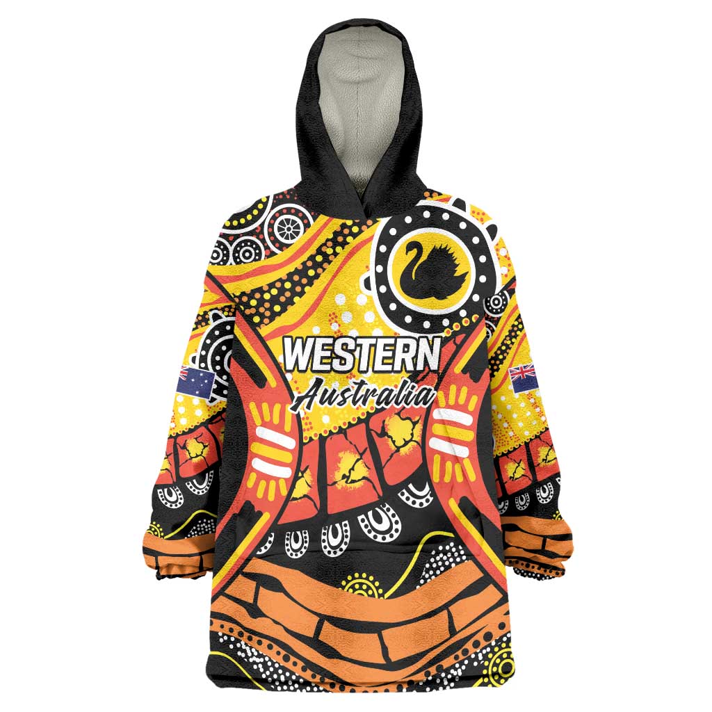 Western Australia Golden State Wearable Blanket Hoodie