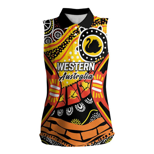 Western Australia Golden State Women Sleeveless Polo Shirt