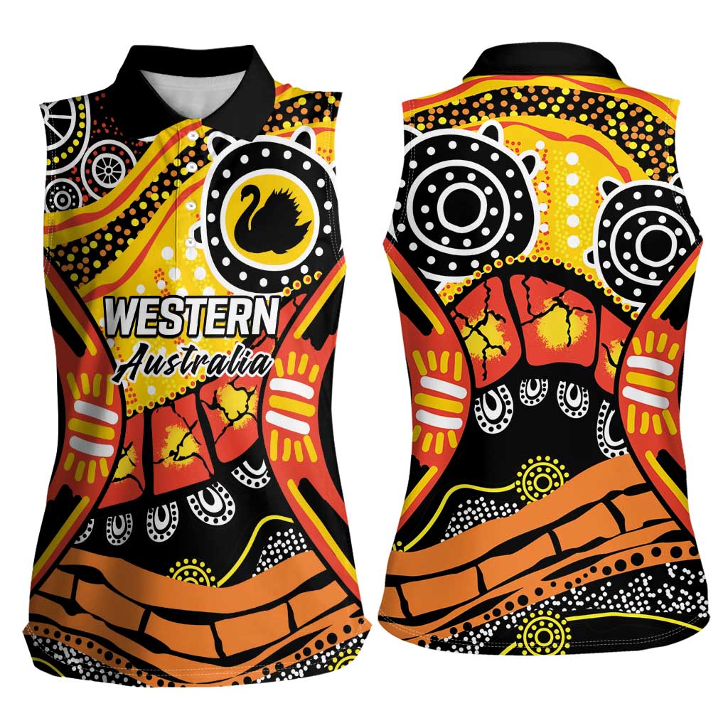 Western Australia Golden State Women Sleeveless Polo Shirt