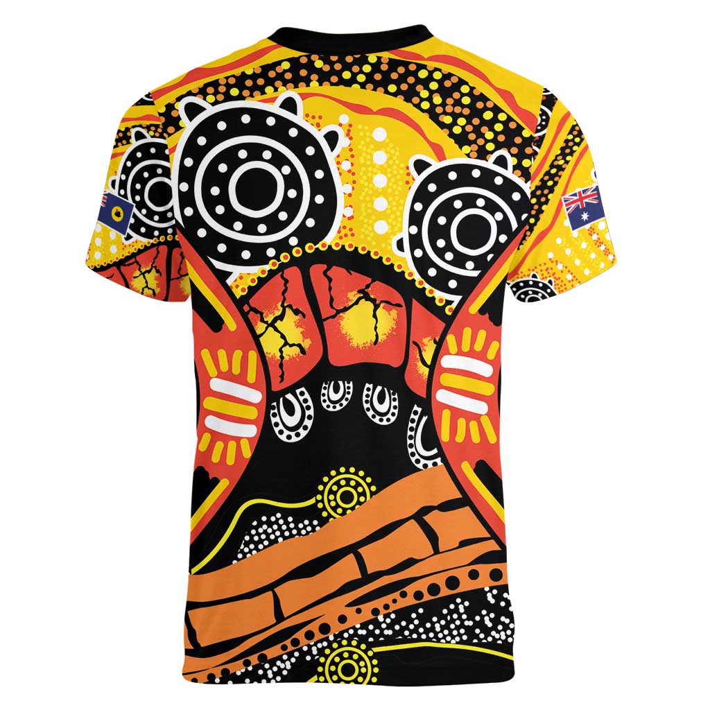 Western Australia Golden State Women V-Neck T-Shirt