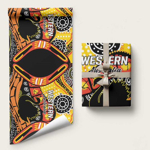 Western Australia Golden State Wrapping Paper - Aussie Hoodie