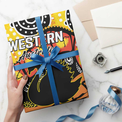 Western Australia Golden State Wrapping Paper - Aussie Hoodie