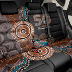 50 Years Of NAIDOC Back Car Seat Cover Strong and Proud Aboriginal Dot Painting No1