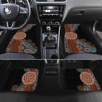 50 Years Of NAIDOC Car Mats Strong and Proud Aboriginal Dot Painting No1
