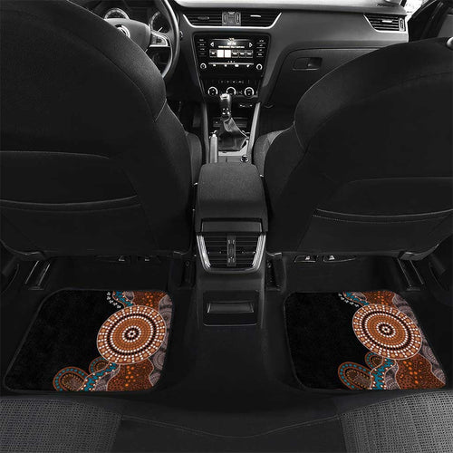 50 Years Of NAIDOC Car Mats Strong and Proud Aboriginal Dot Painting No1