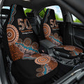 50 Years Of NAIDOC Car Seat Cover Strong and Proud Aboriginal Dot Painting No1
