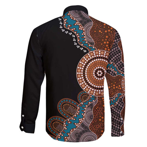 50 Years Of NAIDOC Family Matching Tank Maxi Dress and Hawaiian Shirt Strong and Proud Aboriginal Dot Painting No1