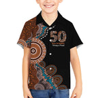 50 Years Of NAIDOC Hawaiian Shirt Strong and Proud Aboriginal Dot Painting No1