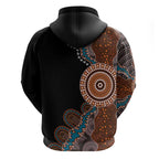 50 Years Of NAIDOC Hoodie Strong and Proud Aboriginal Dot Painting No1
