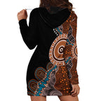 50 Years Of NAIDOC Hoodie Dress Strong and Proud Aboriginal Dot Painting No1
