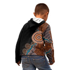 50 Years Of NAIDOC Kid Hoodie Strong and Proud Aboriginal Dot Painting No1