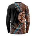 50 Years Of NAIDOC Long Sleeve Shirt Strong and Proud Aboriginal Dot Painting No1