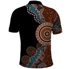 50 Years Of NAIDOC Polo Shirt Strong and Proud Aboriginal Dot Painting No1