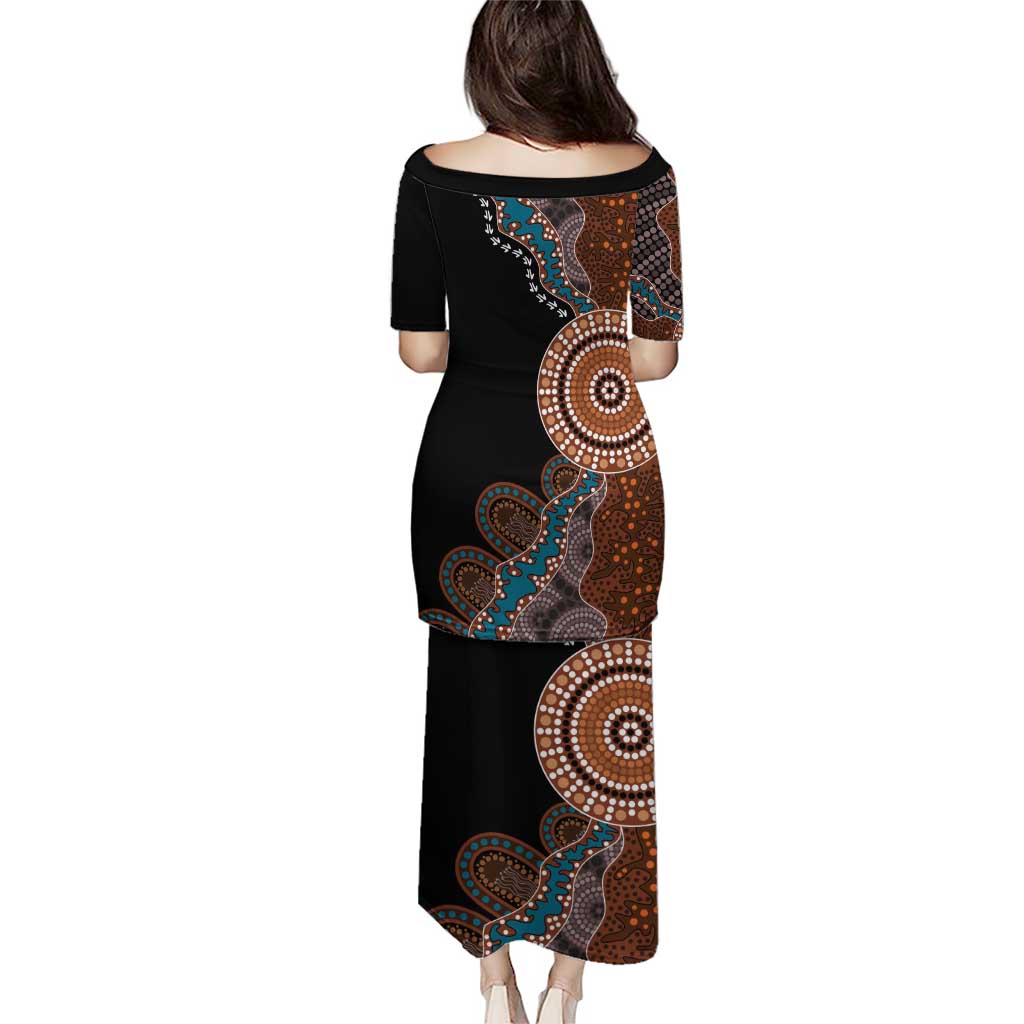 50 Years Of NAIDOC Puletasi Strong and Proud Aboriginal Dot Painting No1