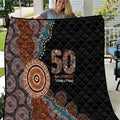 50 Years Of NAIDOC Quilt Strong and Proud Aboriginal Dot Painting No1