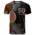50 Years Of NAIDOC T Shirt Strong and Proud Aboriginal Dot Painting No1