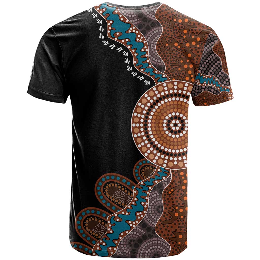 50 Years Of NAIDOC T Shirt Strong and Proud Aboriginal Dot Painting No1