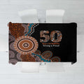 50 Years Of NAIDOC Tablecloth Strong and Proud Aboriginal Dot Painting No1