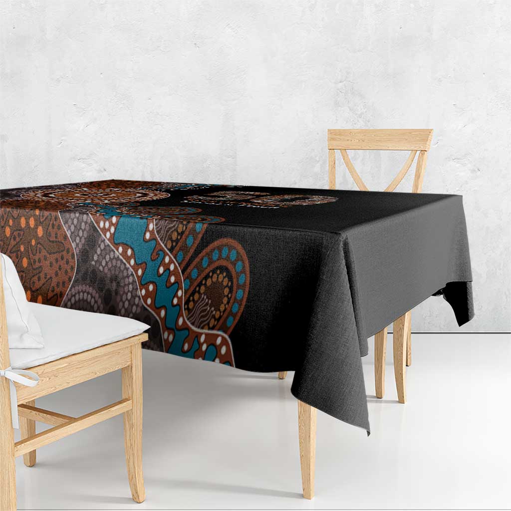 50 Years Of NAIDOC Tablecloth Strong and Proud Aboriginal Dot Painting No1