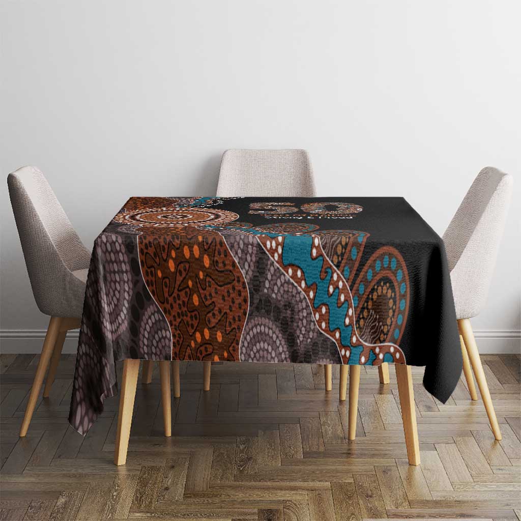 50 Years Of NAIDOC Tablecloth Strong and Proud Aboriginal Dot Painting No1