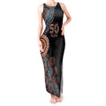 50 Years Of NAIDOC Tank Maxi Dress Strong and Proud Aboriginal Dot Painting No1