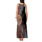 50 Years Of NAIDOC Tank Maxi Dress Strong and Proud Aboriginal Dot Painting No1