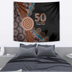 50 Years Of NAIDOC Tapestry Strong and Proud Aboriginal Dot Painting No1